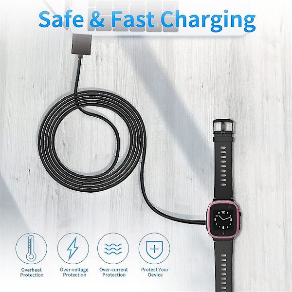 Usb-laddningskabel för barnklocka Xplora X5 Play X5 X4  (FMY) Black 1PC