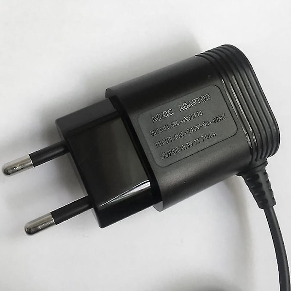 Egnet til barbermaskine, A00390 opladerkabeladapter EU-stik (FMY) black