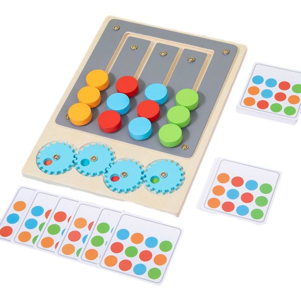 Hitta rätt matchning för småbarn Pojkar och flickor Grundläggande färgmatchning Kognition Inlärning Toy Thinking Training (FMY)