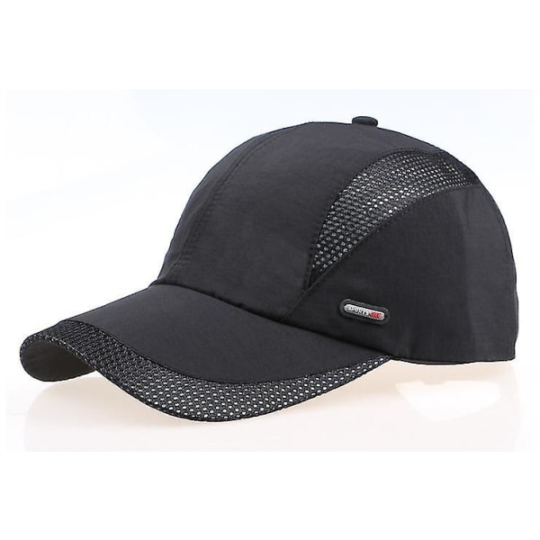 Hatt för Män, Utomhus, Casual, Snabbtorkande, Basebollkeps, Sommar, Mesh, Andningsbar (Flera Val) (FMY) Black