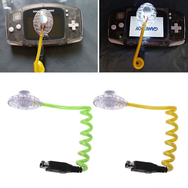 Ormelys LED-belysning nattlampe for Gameboy Advance for GBA GBC GBP (FMY) GBA