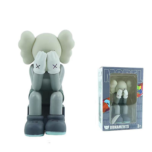 Piirretty Kaws-mallin taidelelut hahmot Koti koristelu Koristelu lapsille Monivärinen valinnainen (FMY) Gray