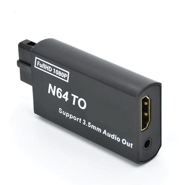Spillkonsoll til HDMI-konverteradapterplugg for N64/SNES/NGC HDMI lydutgang Z2  (FMY) As shown