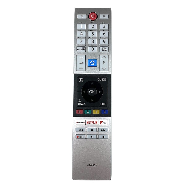 Ny erstatning for Toshiba Led Hdtv TV-fjernkontroll Ct-8533 Ct-8543 Ct-8528 Ct-8517 Ct-8536 (AM4)
