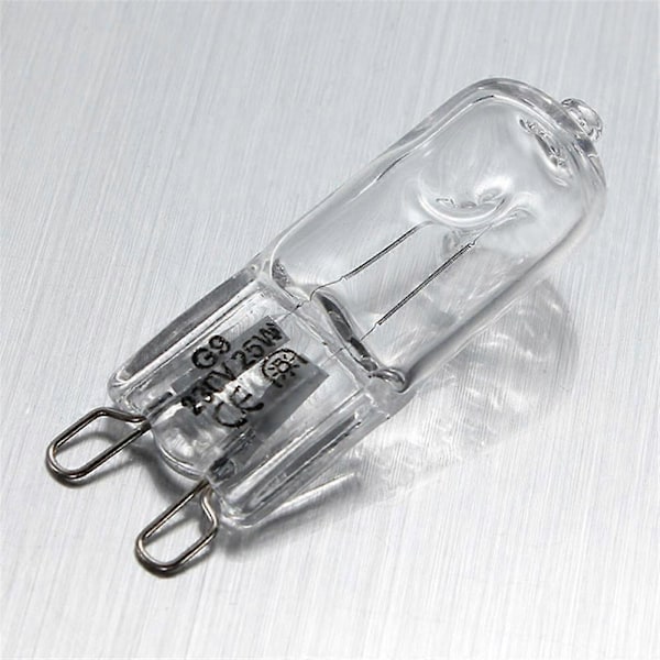 10-pakning G9 Halogenpærer 220-240V 25W 40W 60W Varmhvitt Lys Optimal Belysning (FMY) 25W