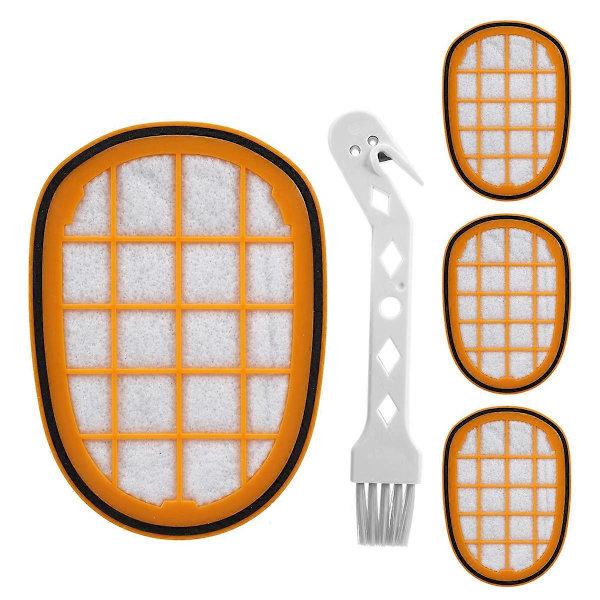 4 Pakke Filtre for Philips SpeedPro Max Aqua Håndholdt Støvsuger FC6812 FC6813 FC6822 FC5005/01 (FMY) As Shown
