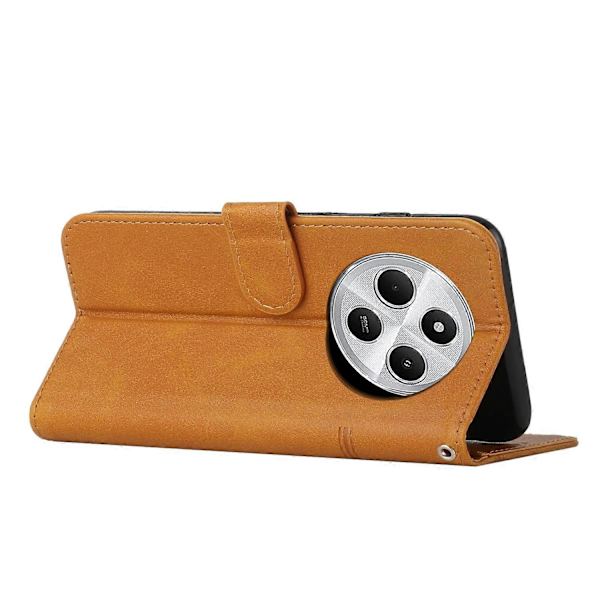 Søm Kalveskinn Etui For Redmi 14C 4G  (FMY) Yellow
