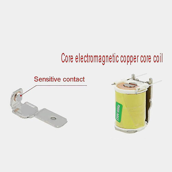 Elektromagnetiska brytare Tryckknappsbrytare för trädgårdsredskap Kjd17 220v 5-stift -terminaler (FMY)