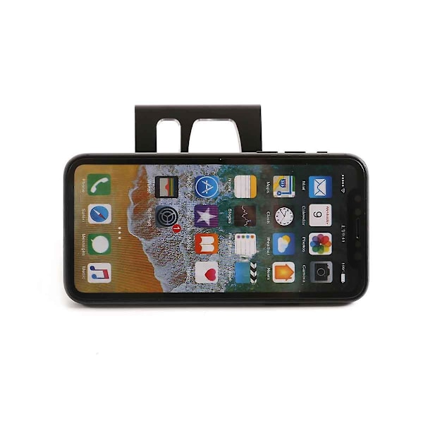 For 5 Series GT F11 F10 F07 2011-2017 Aluminiumlegering Bil Luftventil Mobiltelefonholder Interiørlist (FMY) Black