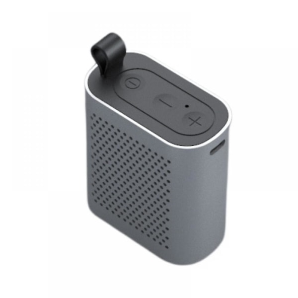 Bluetooth högtalare Bärbara trådlösa, kompakta minihögtalare för resor vid poolen, Mono Soundoutdoor Portable Speaker (grå) (FMY)