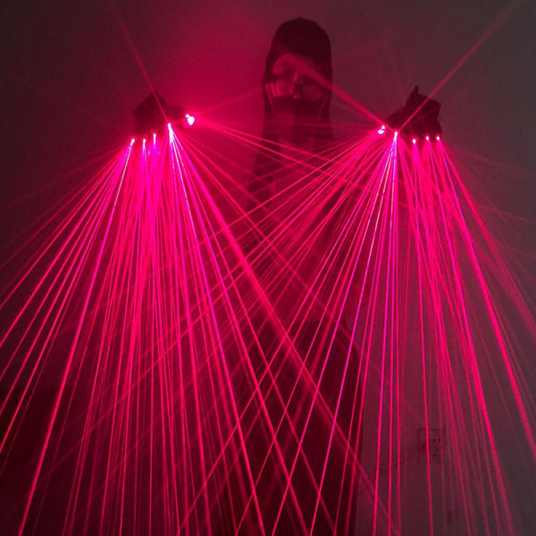 Punaiset laserkäsineet, Led Stage Performance Props (FMY)