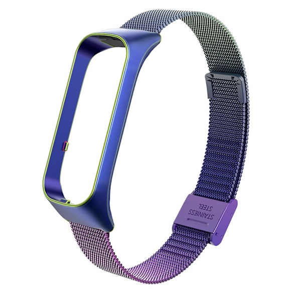 Udskiftningsarmbånd til Samsung Galaxy Fit 2 Armbånd Metal Rustfrit Stål Bånd til Samsung Galaxy Fit2 R220 Smart Band (FMY) multicolor