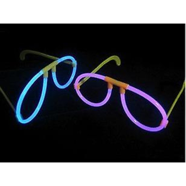 Glödpinnar i Bulk 50-pack Glödglasögon, Glöd i Mörkret Rave Partyglasögon Födelsedag Bröllopsgåvor Glödparty (FMY)