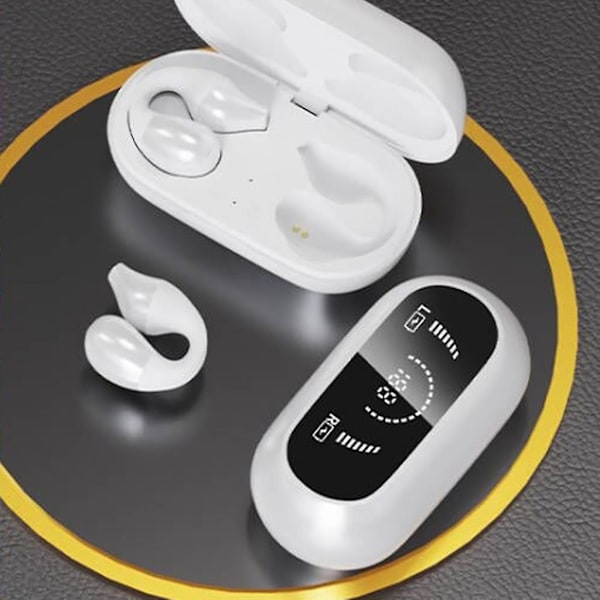 S03 Trådlösa Hörlurar Sport Headset Clip-on TWS Hörlurar Universella för Telefoner White