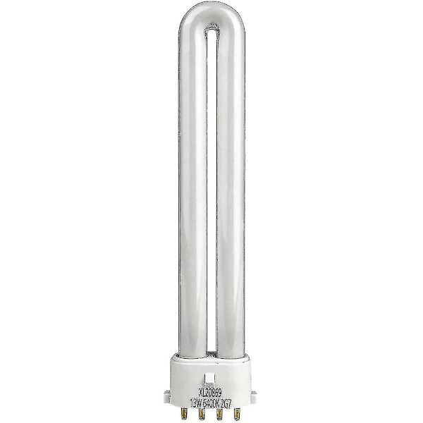 Xtralite 13w Cfl dagslys erstatningslampe 4-pin 2g7 sokkel (6400k)  (FMY)