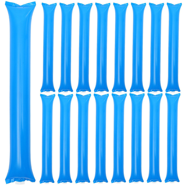 40 stk oppblåsbare pinner støy pinner oppblåsbare bom plast pinner festartikler (FMY) Blue 60.00X10.00X5.00CM