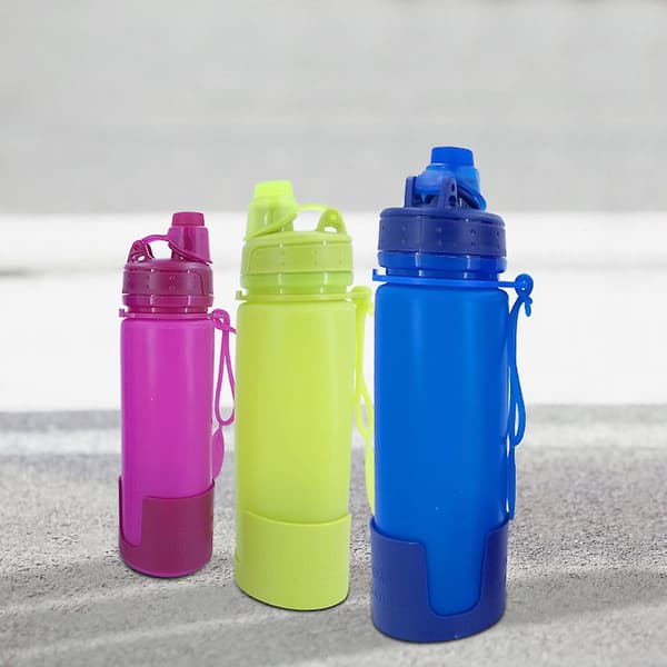 1 kpl 500 ml Urheilullinen Pehmeä Vedenpullo Taittuva Pullo (FMY) Blue