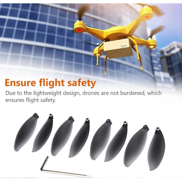 Parrot Anafi Propeller Parrot Anafi Blade Parrot Anafi Drone Blade 8 stk. Parrot CCW/CW Propeller Blade Props Anafi Foldbare Propeller Pa (FMY)
