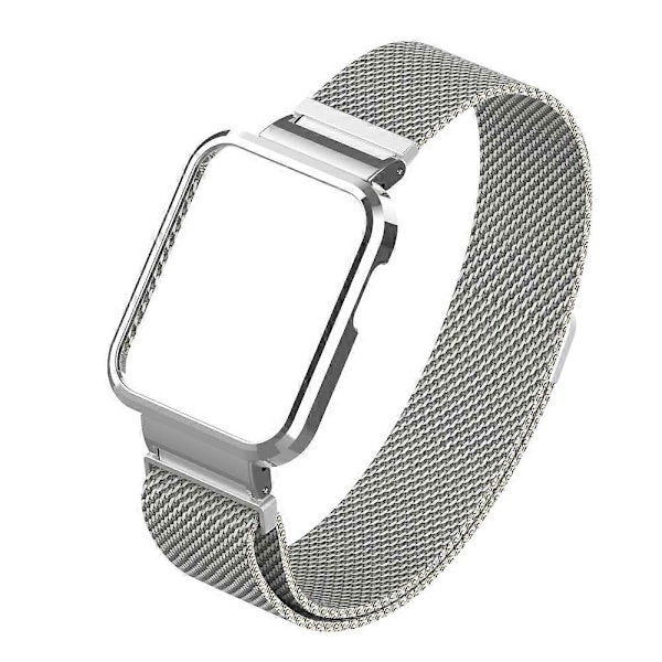 Xiaomi Mi Watch Lite / Redmi Watch Milanese magneettinen metalliranneke (FMY) Silver