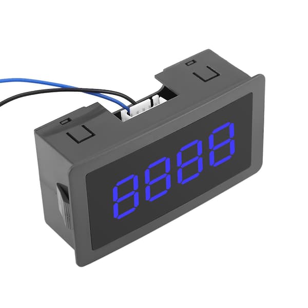Dc Led Digital Display 4 Digit 09999 Up/down Plus/minus Panel Counter Meter G  (FMY) Blue