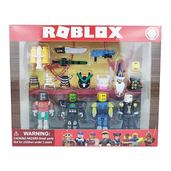 Roblox Byggeklodser Dukker Sæt Saml Actionfigurer Legetøj Søde Spil Læring Legetøj Til Børns Fødselsdagsgaver  (FMY) A with box