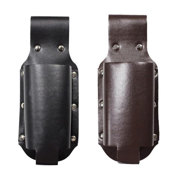 Ølholder i læder (FMY) Black