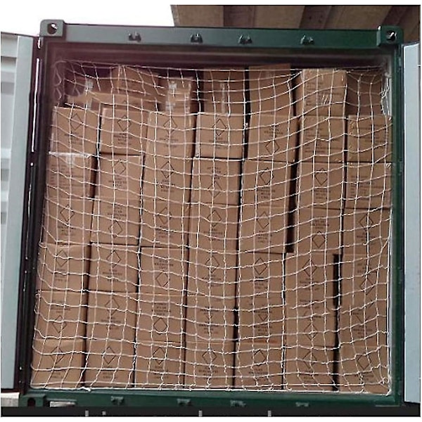 Fety Net Trailer Net - Tungt Fragtnet til Container - Fety Net til Trailer Last - Fastgørelse af Fragt Dæksel til Lastbil Gelænder - Flere Størrelser (farve: 10c (FMY) 10cm Mesh 1x10m3x33ft