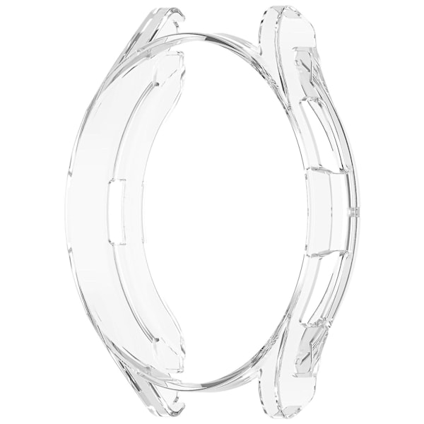 Til Samsung Galaxy Watch6 Classic 47mm Halv-Indpakket Elektroplettering TPU Smartwatch Ramme Case (FMY) Transparent Samsung Galaxy Watch6 Classic