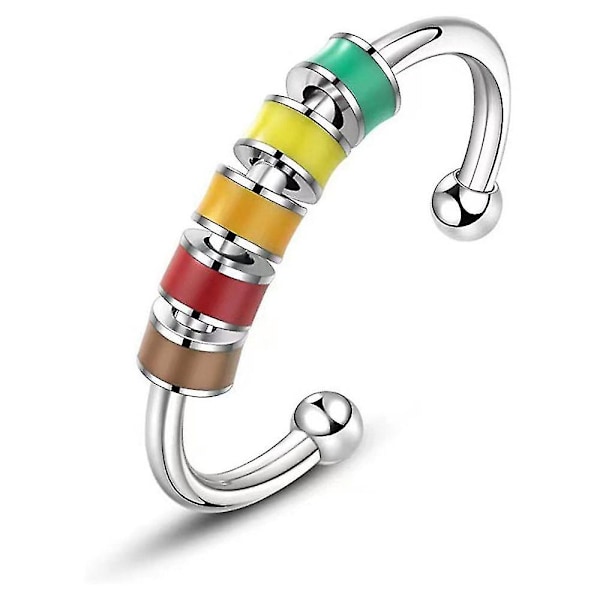 Til Min Datter Anti-Angst Ring Stress Relief Spinner Fidget Perler Kvinder Piger (FMY) color02