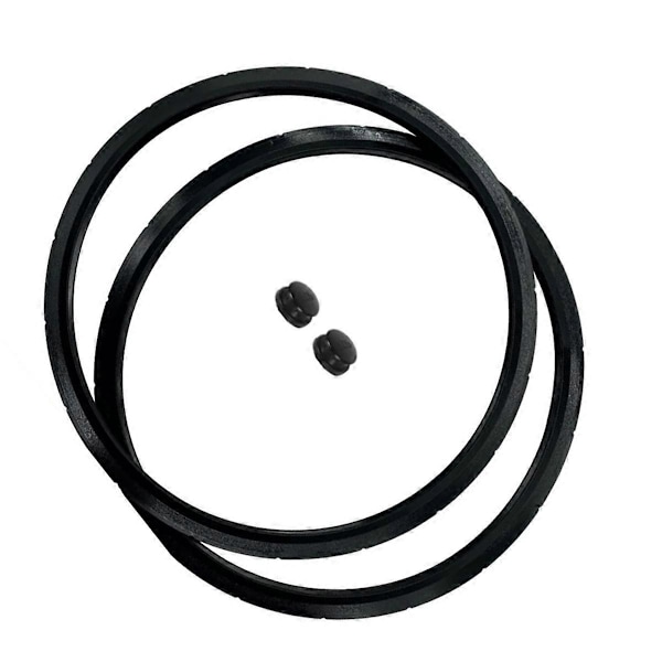 09985 Tætningsring til trykkoger & Overryksprop Pakning Passer til Presto 01745 01751 01755 01781 01 (FMY) Black