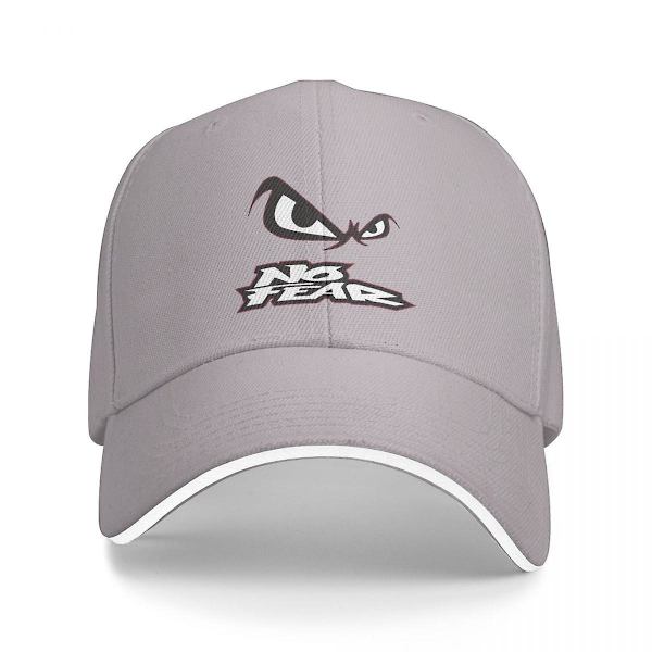 No Fear Baseball Cap Derby Hat Luxury Cap Rave Summer Hats Boy Cap Kvinners (FMY) Gray