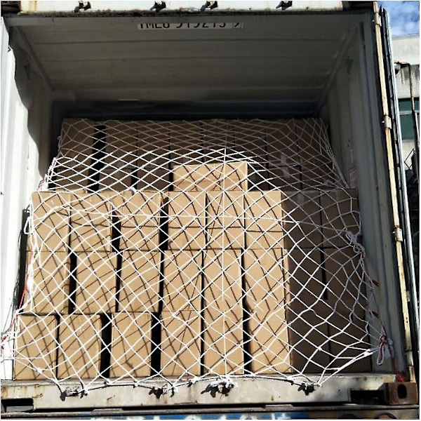 Fety Net Trailer Net - Tungt Fragtnet til Container - Fety Net til Trailer Last - Fastgørelse af Fragt Dæksel til Lastbil Gelænder - Flere Størrelser (farve: 10c (FMY) 10cm Mesh 1x10m3x33ft