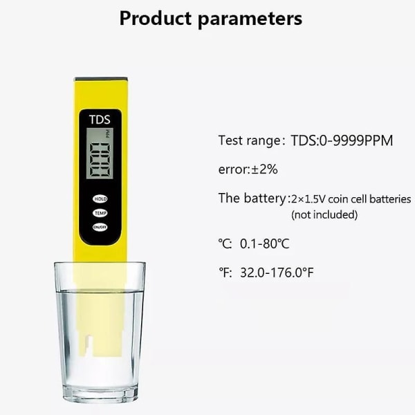 Tds Test Pen Tds Meter Water Quality Testing Pen (FMY)