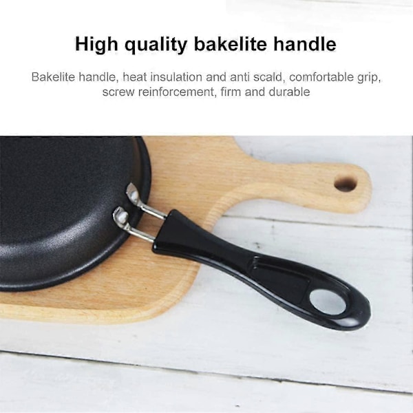 Mini Induktions Stegepande - 4.7\" Nonstick Æggepande til Gas & Induktion (Enkelt Enhed) (FMY)