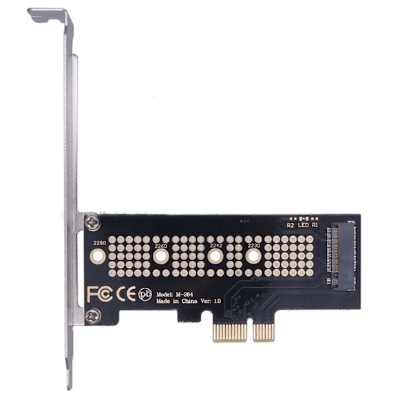 PCI-E 3.0 x1 Lane - M.2 M-Key SSD Nvme AHCI PCI Express -sovitinkortti PCIE SSD UUSI (FMY)