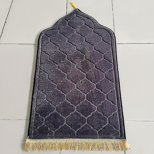 Flannel Bønnemåtte Tilbedelse Tæppe Tilbedelse Præget Tæpper  (FMY) Purple