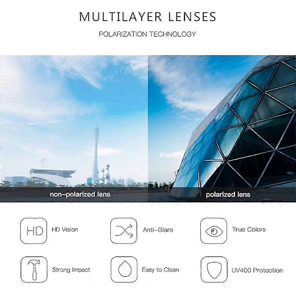 Käännettävät Aurinkolasit Miehille ja Naisille Polarisoitu Steampunk Käännettävät Aurinkolasit Kaksoislinseillä (FMY) Gold Frame-Gray Lens