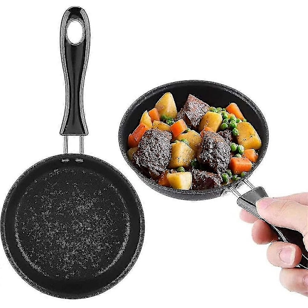 2 stk. Mini Omeletpande, Mini Stegepande, Mini Non-Stick Stegepande, Stegt Æg (FMY)