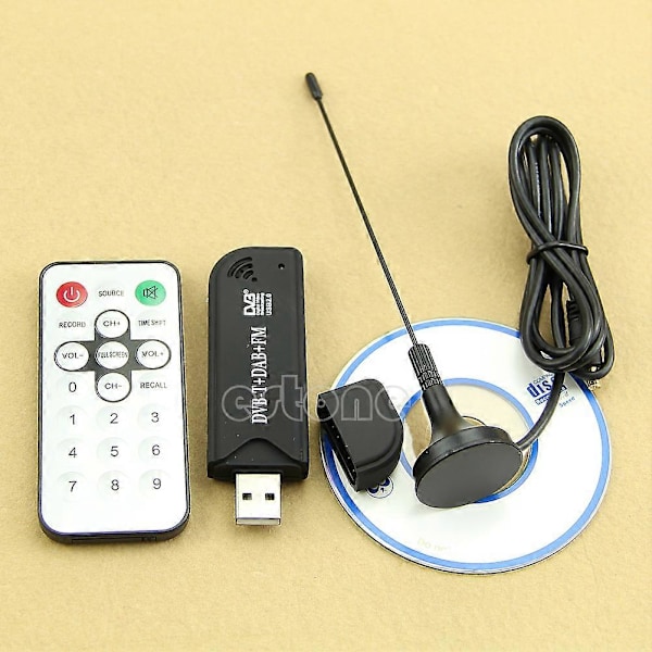 Ny RTL2832U USB2.0 Digital DVB-T SDR+DAB+FM HDTV TV Tuner Receiver Stick (FMY)