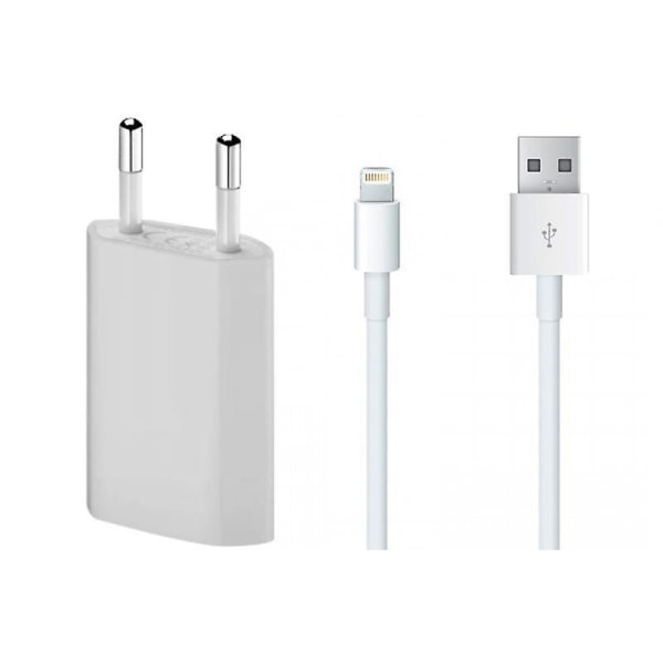 USB Adapter Lightning Cable Laddare kompatibel med Apple iPhone (FMY)