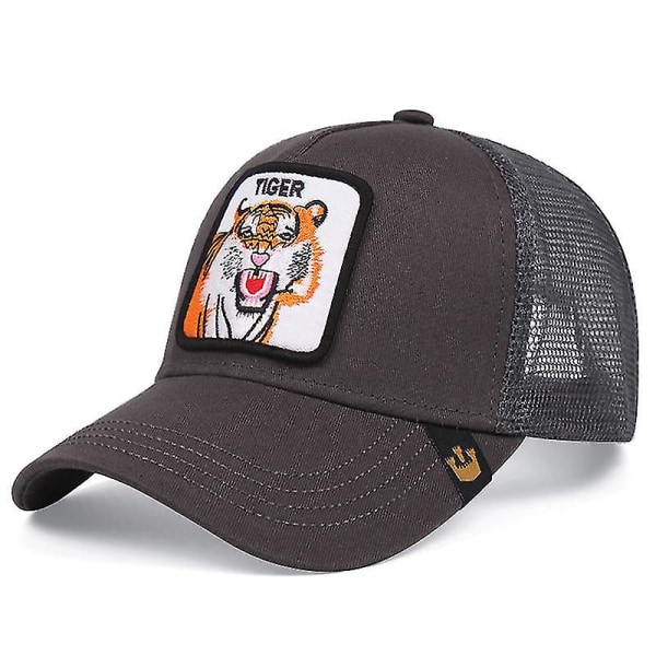 Goorin Bros. Trucker Hat Men - Mesh Baseball Snapback Cap - The Farm (FMY) Tiger grey-grey