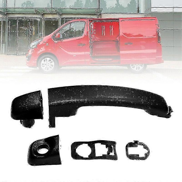 Bakdørhåndtak Ytre Sett til Vauxhall Vivaro B Trafic III 95518889 (FMY)