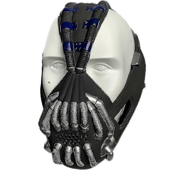 Bane Cosplay Maske The Dark Knight Cosplay Voksen Størrelse Hjelm Halloween Party Horror Rekvisitt (FMY)