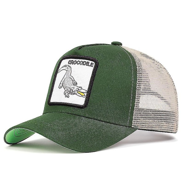 Goorin Bros. Trucker Hat Men - Mesh Baseball Snapback Cap - The Farm (FMY) Gator Green unlabelled