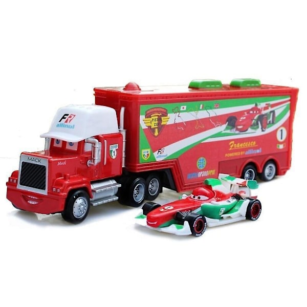 Cars Chick Hicks Lightning McQueen Mack Hauler Truck & Car Collectible Model Toys Gift  (FMY)