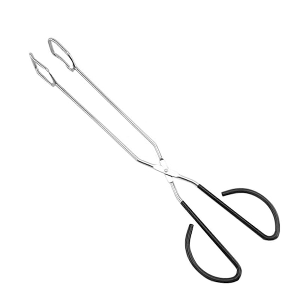 Mustat Erittäin Pitkät Sakset Ruostumattomasta Teräksestä Grillauspihdit 40cm Musta BBQ (FMY) Black