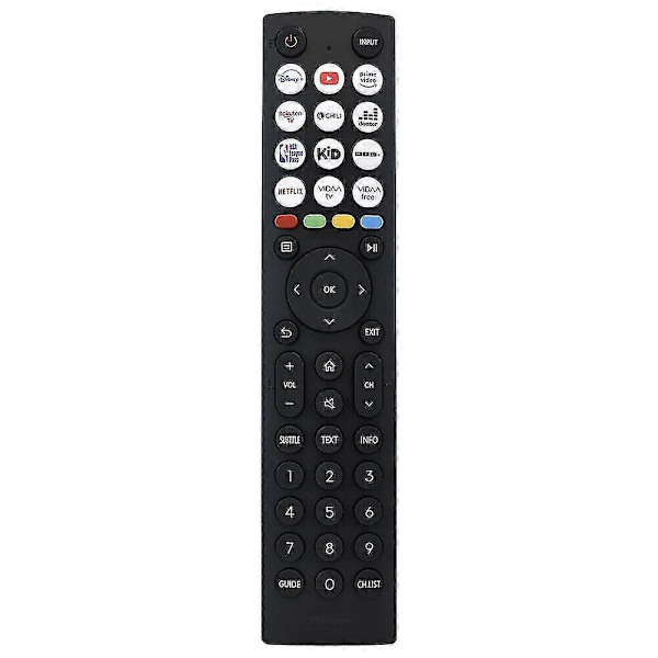 En2p36h Hisense Smart TV:n kaukosäädin Deezer ja Netflix -tuella -Sy (FMY)