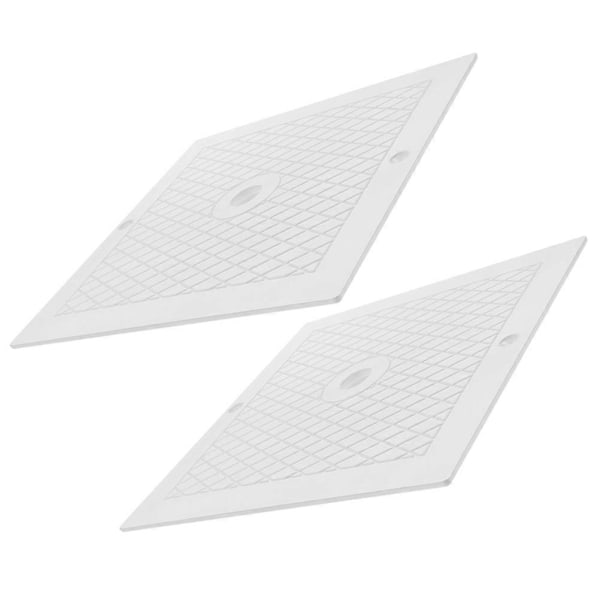 2 st Pool Skimmer Lock Skimmer Lock Pool Skimmer Fyrkantig Lockplatta Pool Skimmer Lock (FMY) White 25.50X25.50X2.00CM