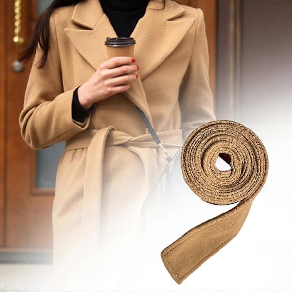 Kvinnors Ullrock Bälte Midjebälte Brett Midjebälte Mångsidigt Midjebälte Sash Trenchcoat Bälte Långt Nog För Rockar Shopping (FMY) Khaki