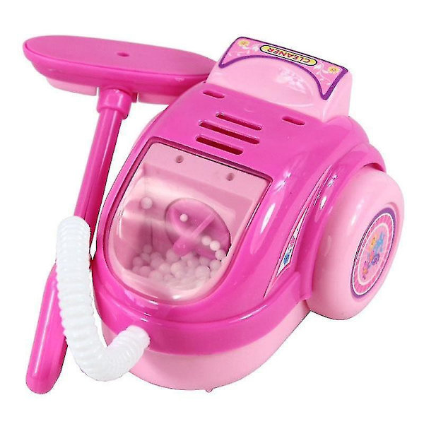 Dammsugare Mini Kök Lyser & Ljud Plast Simulering Hushållsapparater Hus Leksak Baby (FMY)